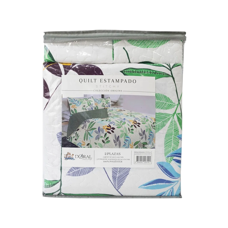 QUILT DORAL STITCHY ESTAMPADO KING D6 - 4