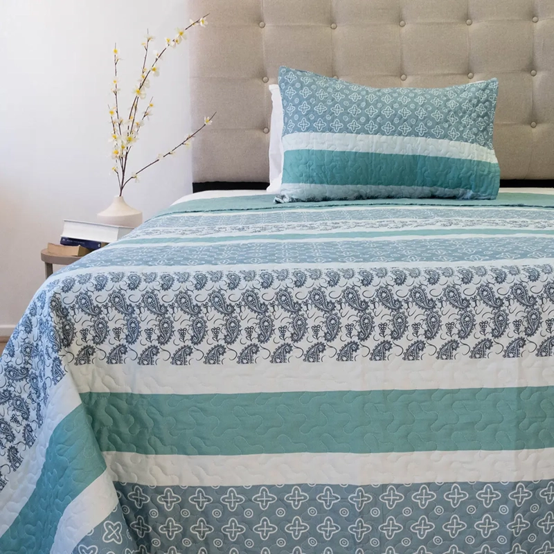 QUILT DORAL STITCHY ESTAMPADO 1.5 PLAZAS D7 - 1