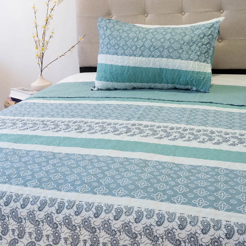 QUILT DORAL STITCHY ESTAMPADO 1.5 PLAZAS D7 - 2