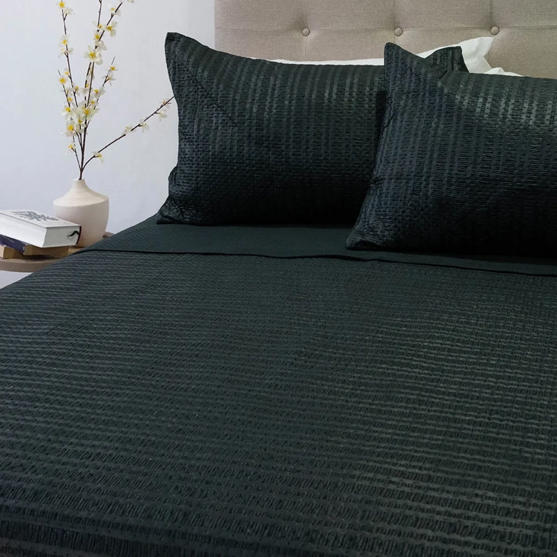 QUILT DORAL BOSTON KING NEGRO - 2