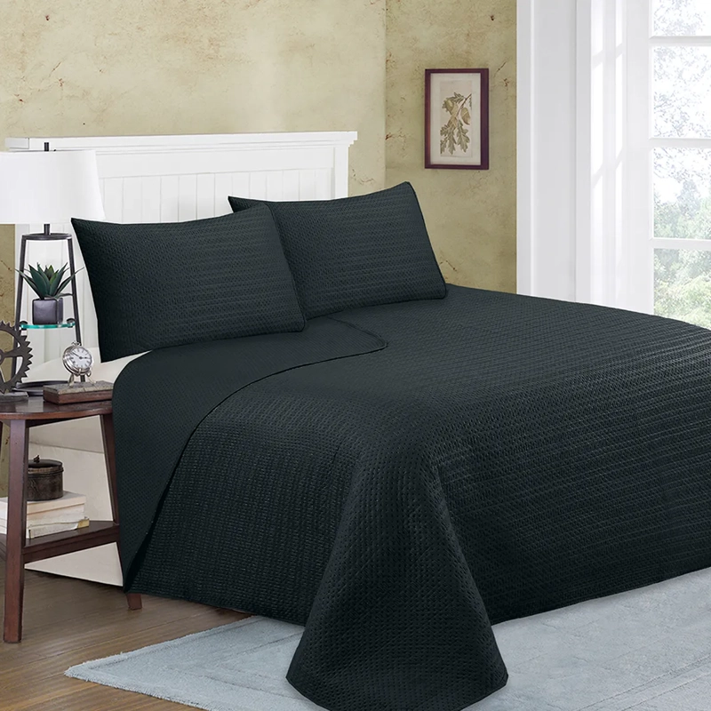 QUILT DORAL BOSTON KING NEGRO - 4