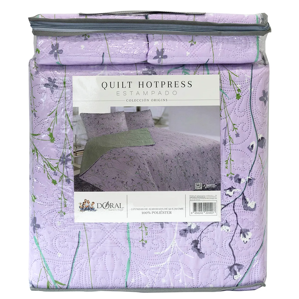 QUILT DORAL HOTPRESS ESTAMPADO ORIGINS KING D14 - 4