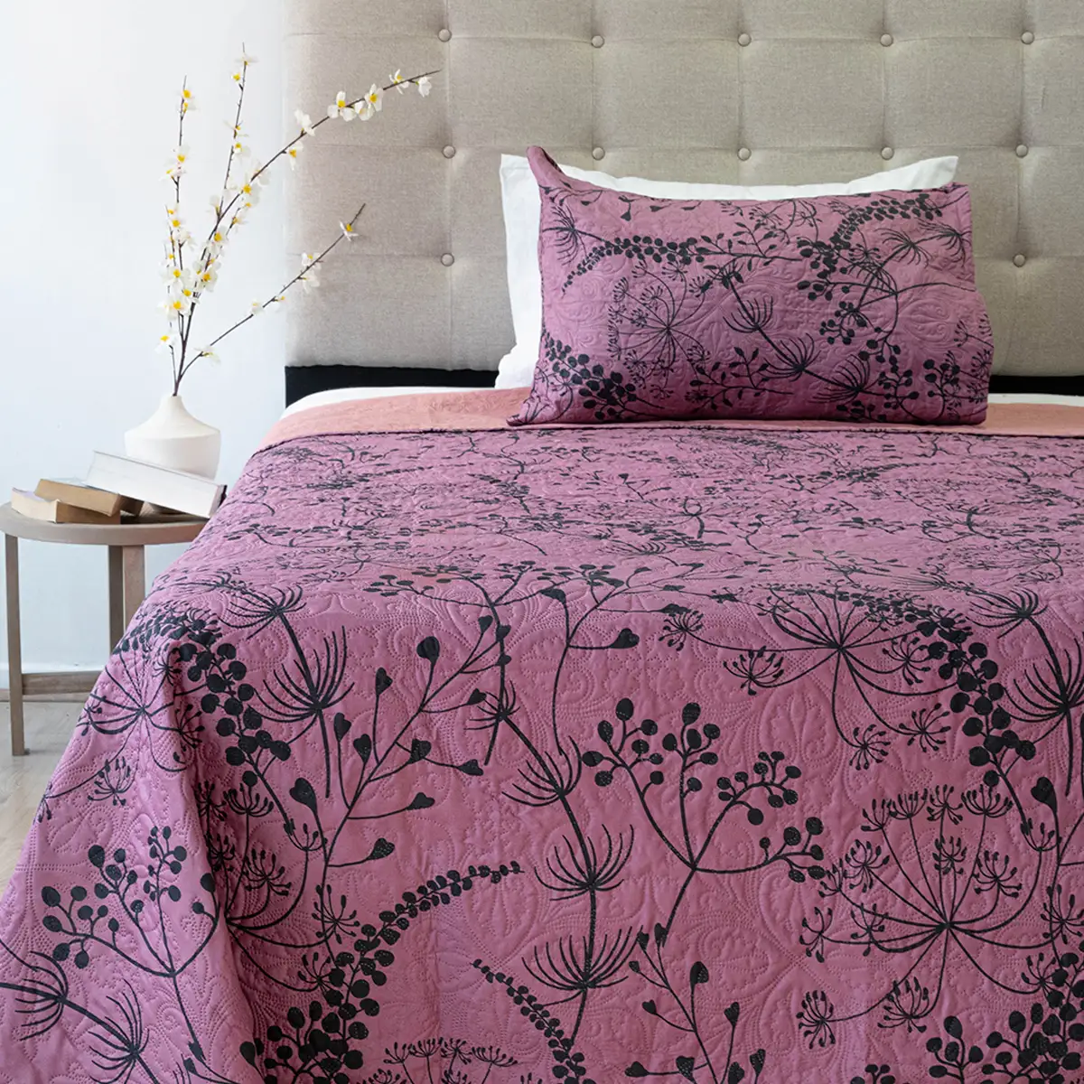 QUILT DORAL HOTPRESS ESTAMPADO ORIGINS 1.5 PLAZAS D17 - 1