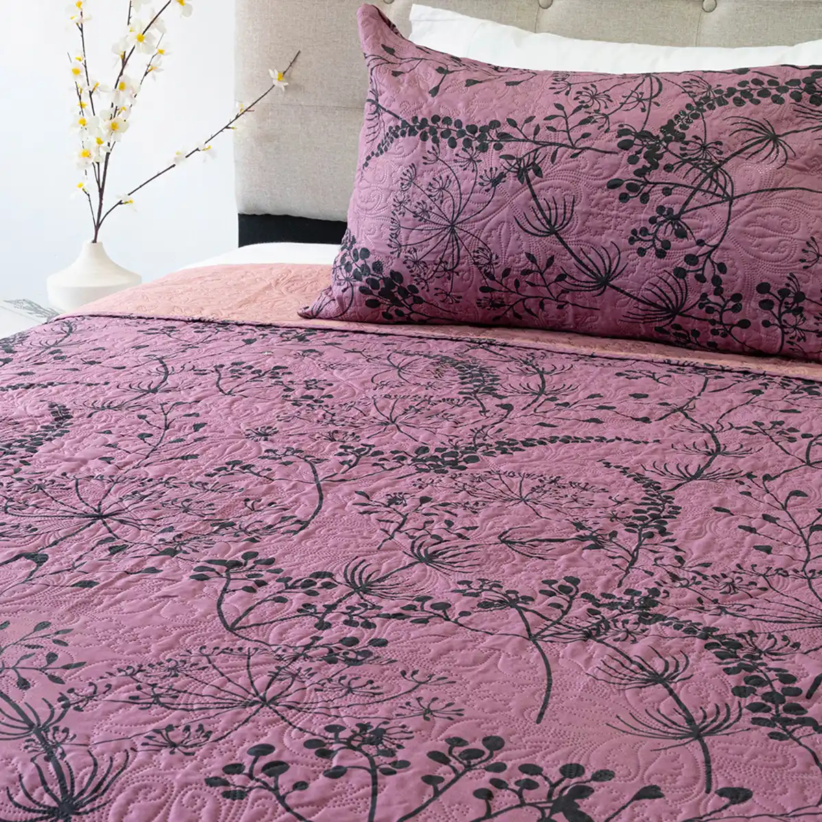 QUILT DORAL HOTPRESS ESTAMPADO ORIGINS 1.5 PLAZAS D17 - 2
