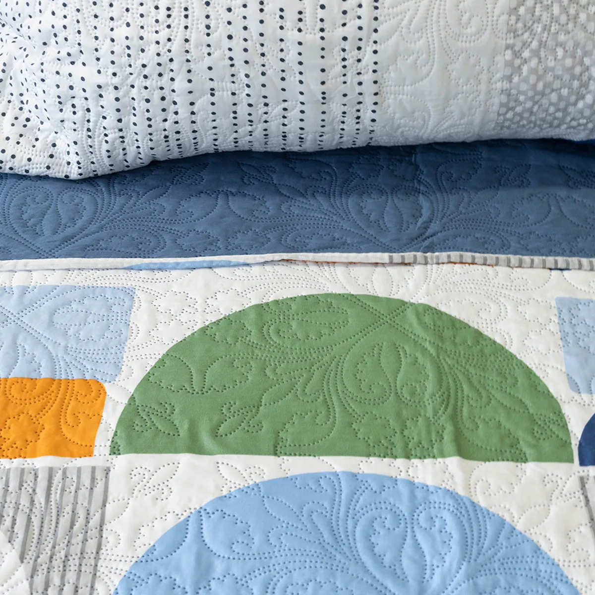 QUILT DORAL HOTPRESS ESTAMPADO ORIGINS 1.5 PLAZAS D18 - 3