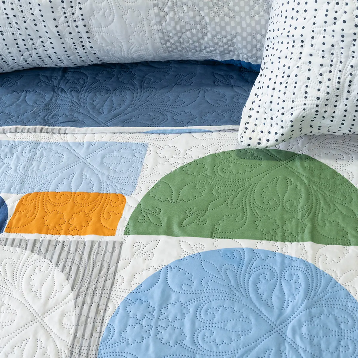 QUILT DORAL HOTPRESS ESTAMPADO ORIGINS 2 PLAZAS D18 - 3