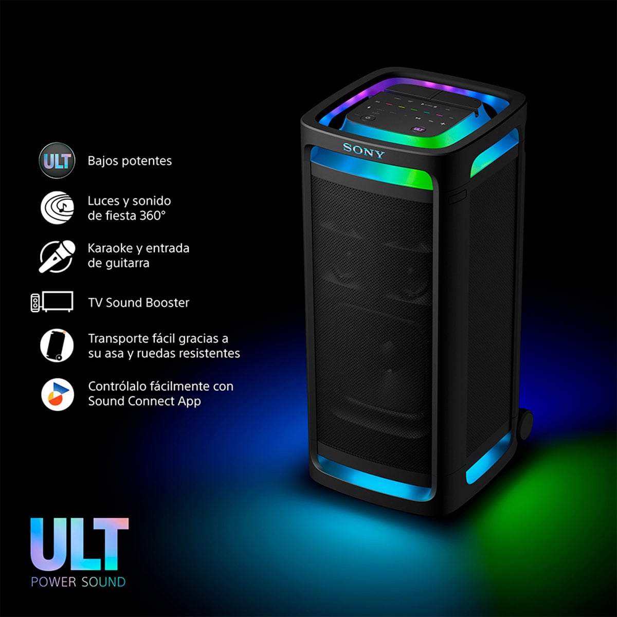 EQUIPO DE MÚSICA SONY ULT TOWER 9AC - 3