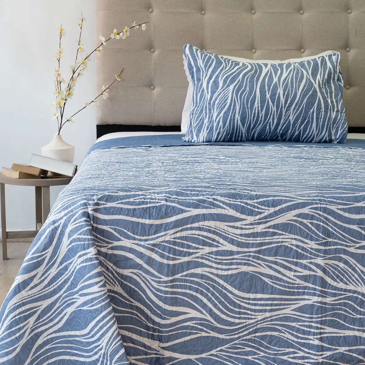 QUILT DORAL HOTPRESS ESTAMPADO ORIGINS 1.5 PLAZAS D1 - 1