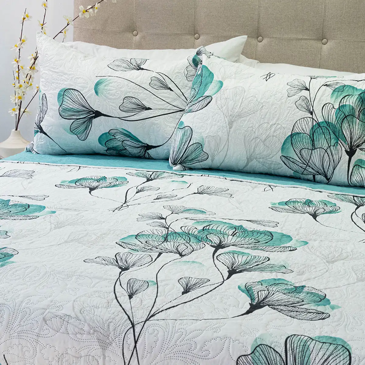 QUILT DORAL HOTPRESS ESTAMPADO ORIGINS KING D11 - 2