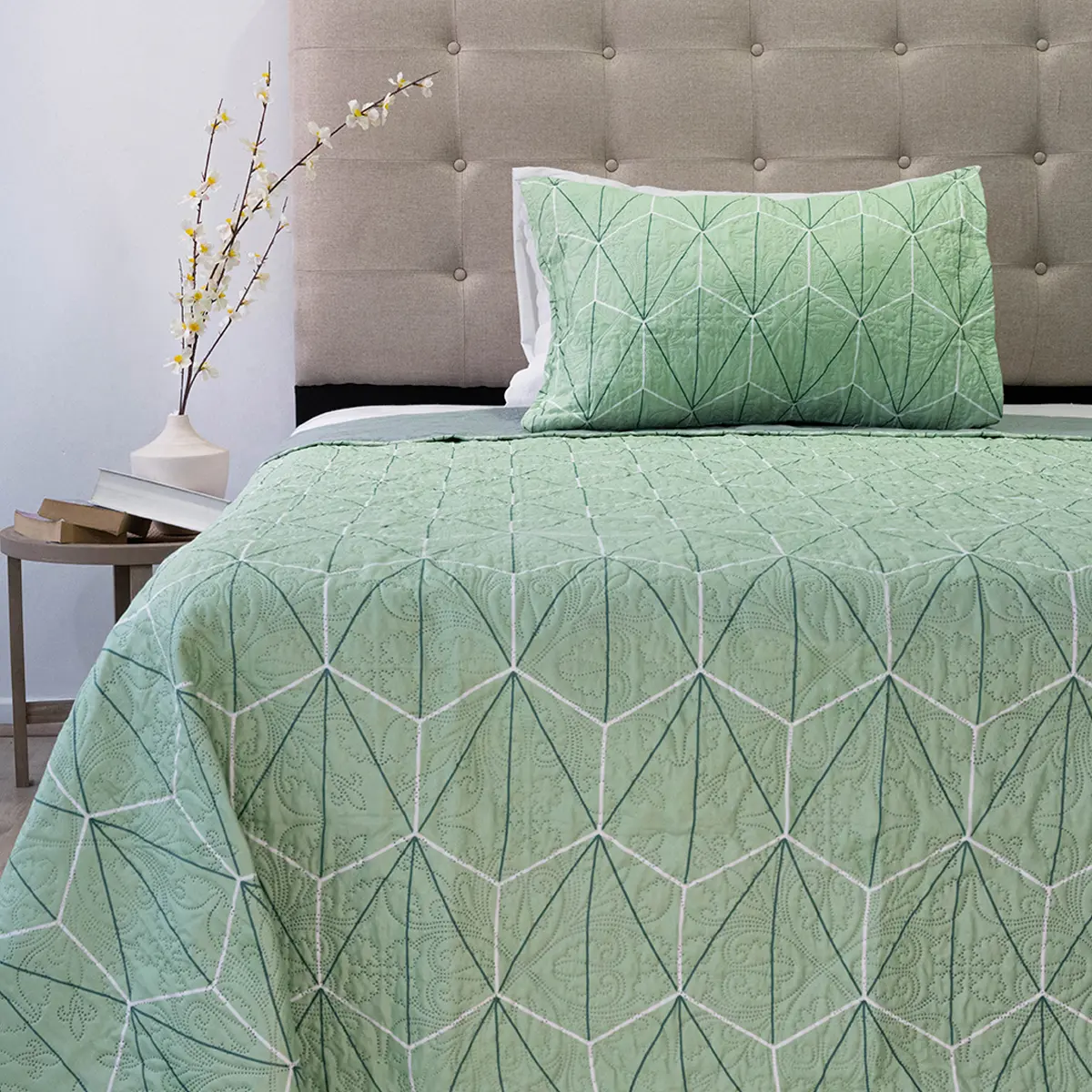 QUILT DORAL HOTPRESS ESTAMPADO ORIGINS 1.5 PLAZAS D12 - 1