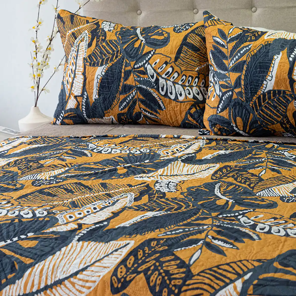 QUILT DORAL HOTPRESS ESTAMPADO ORIGINS KING D3 - 2
