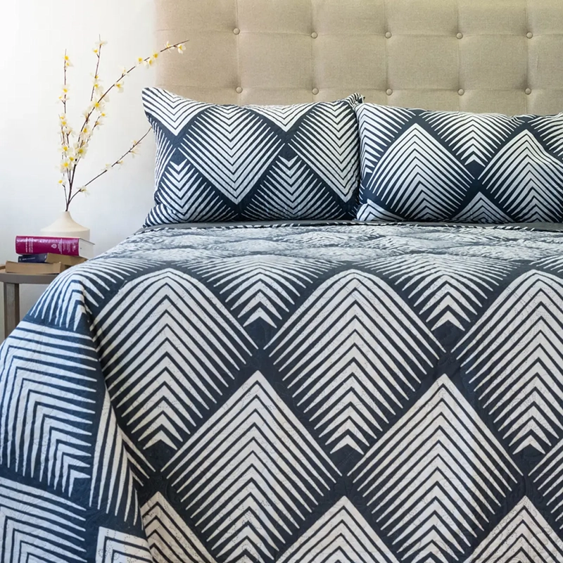 QUILT DORAL HOTPRESS ESTAMPADO ORIGINS 2 PLAZAS D5 - 1