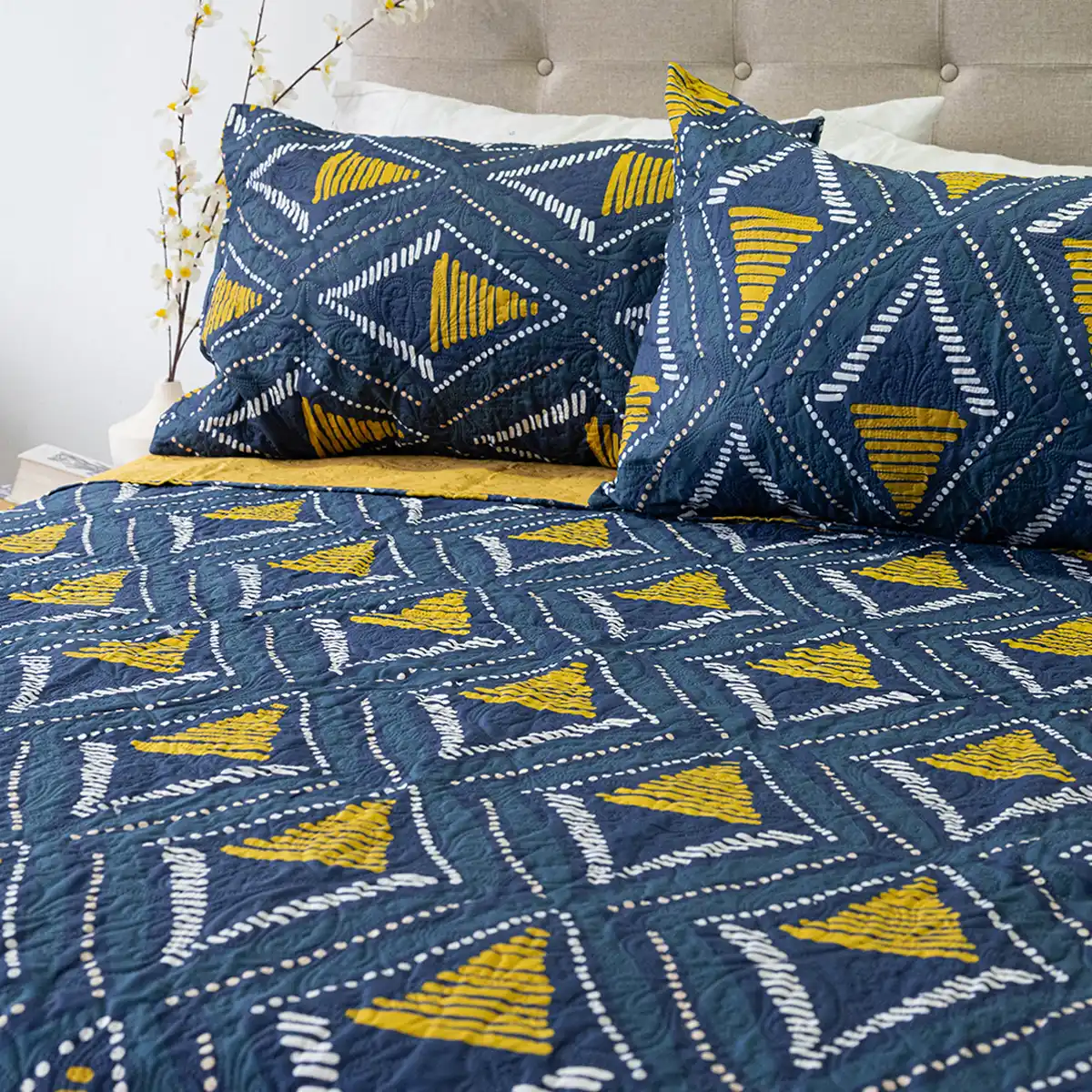 QUILT DORAL HOTPRESS ESTAMPADO ORIGINS KING D6 - 2