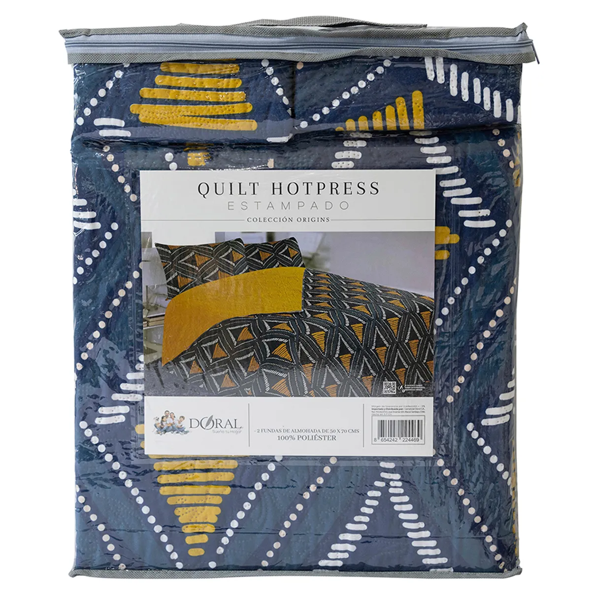 QUILT DORAL HOTPRESS ESTAMPADO ORIGINS KING D6 - 4