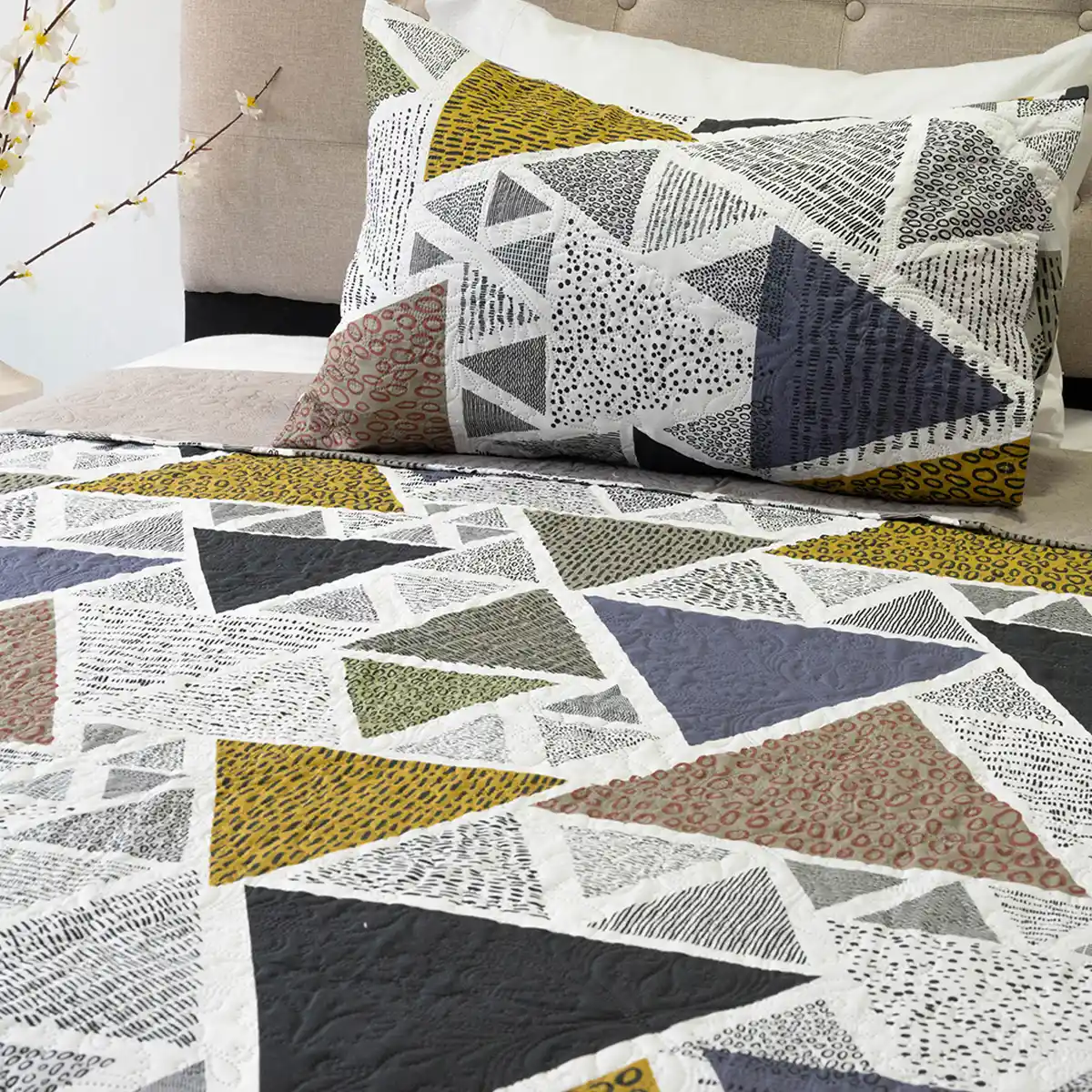 QUILT DORAL HOTPRESS ESTAMPADO ORIGINS 1.5 PLAZAS D7 - 2