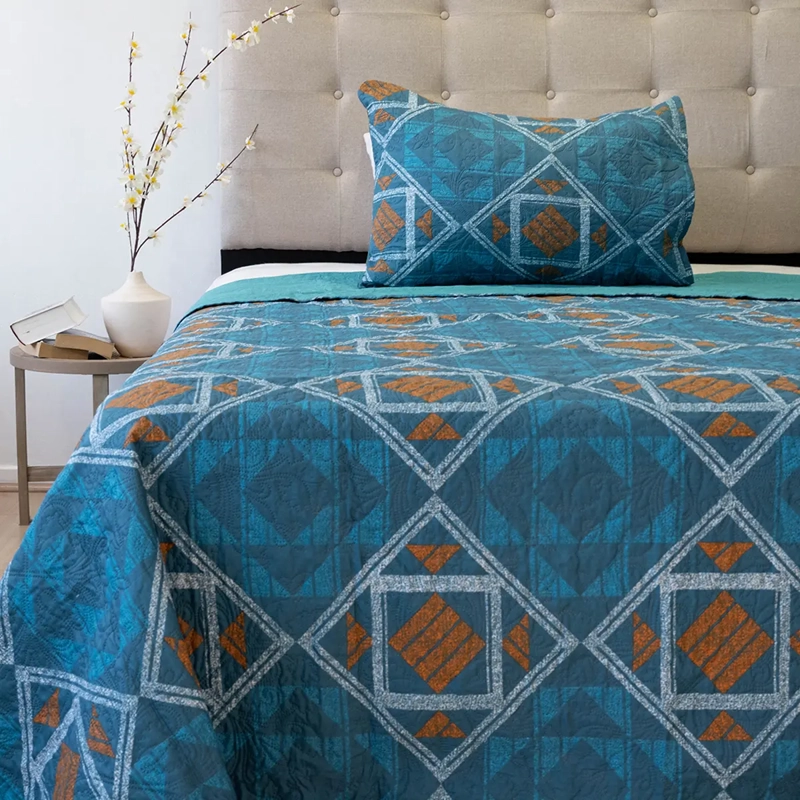 QUILT DORAL HOTPRESS ESTAMPADO ORIGINS 1.5 PLAZAS D8 - 1