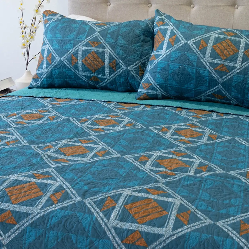 QUILT DORAL HOTPRESS ESTAMPADO ORIGINS 2 PLAZAS D8 - 2