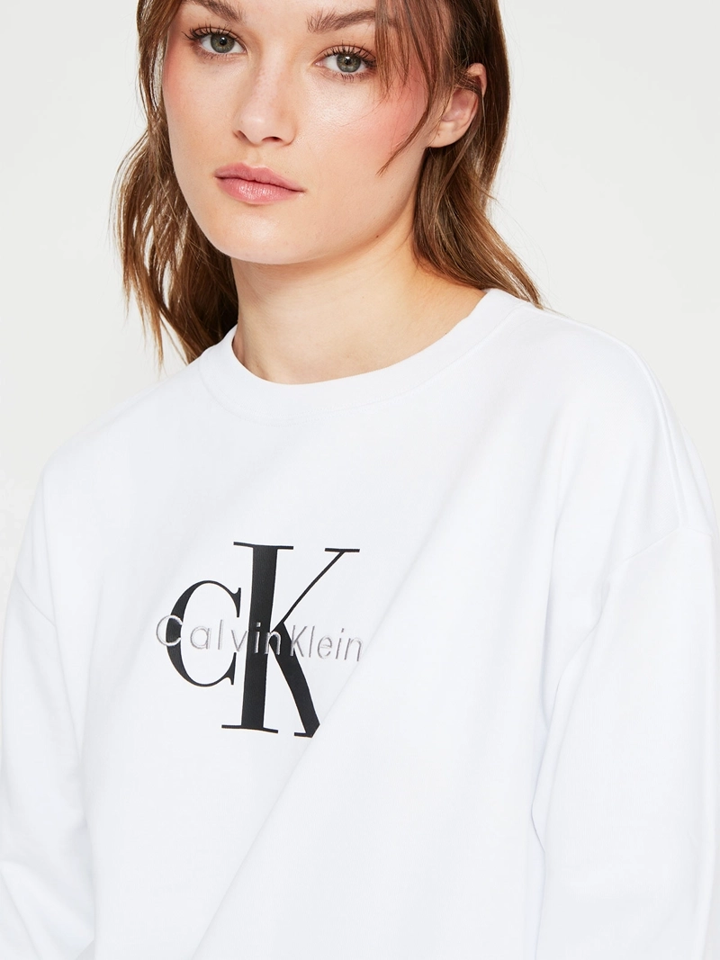 POLERÓN MUJER CALVIN KLEIN ALGODÓN  - 3