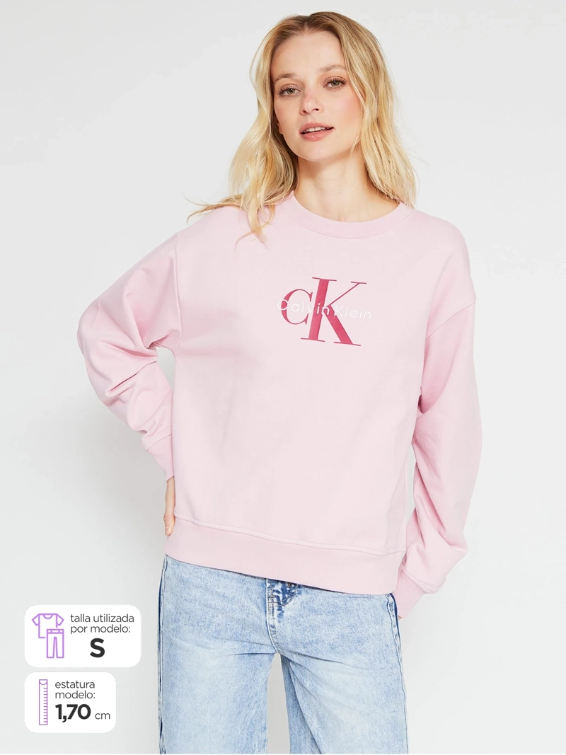POLERÓN MUJER CALVIN KLEIN ALGODÓN