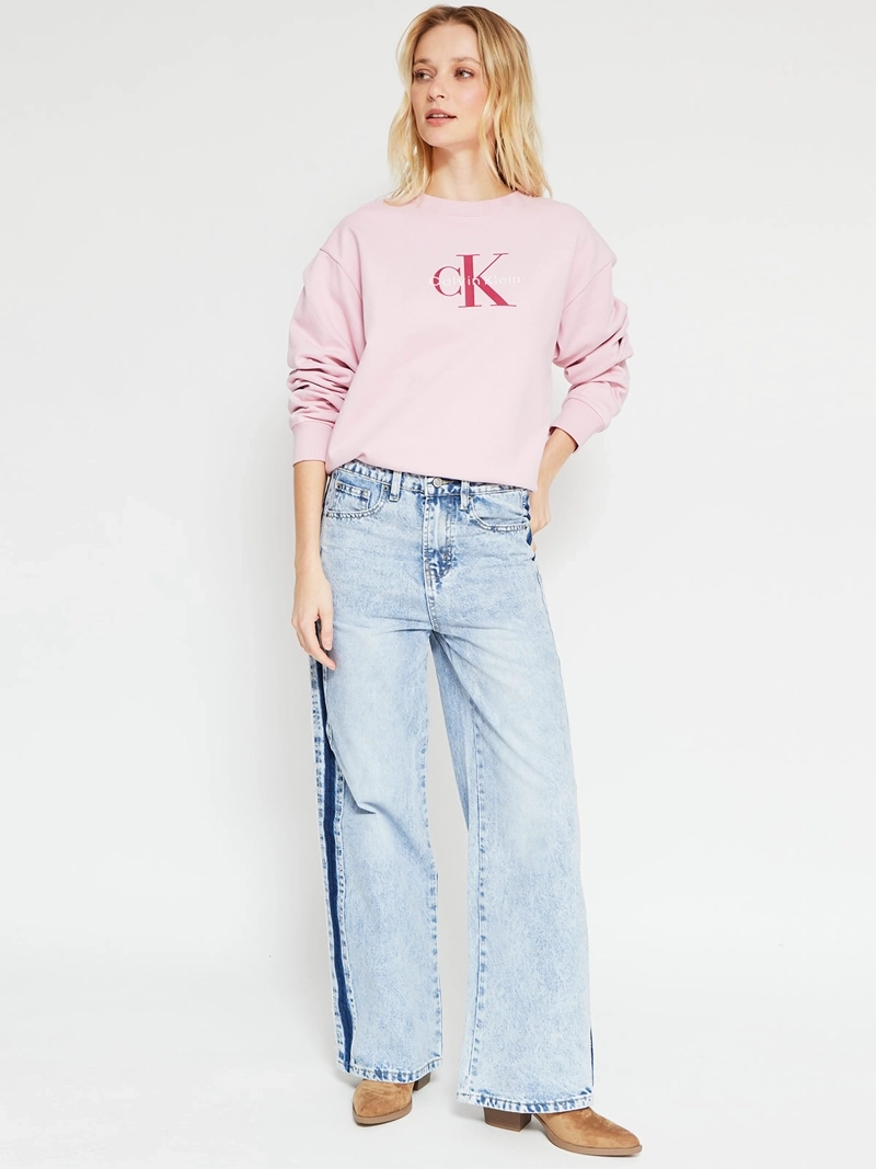 POLERÓN MUJER CALVIN KLEIN ALGODÓN  - 4