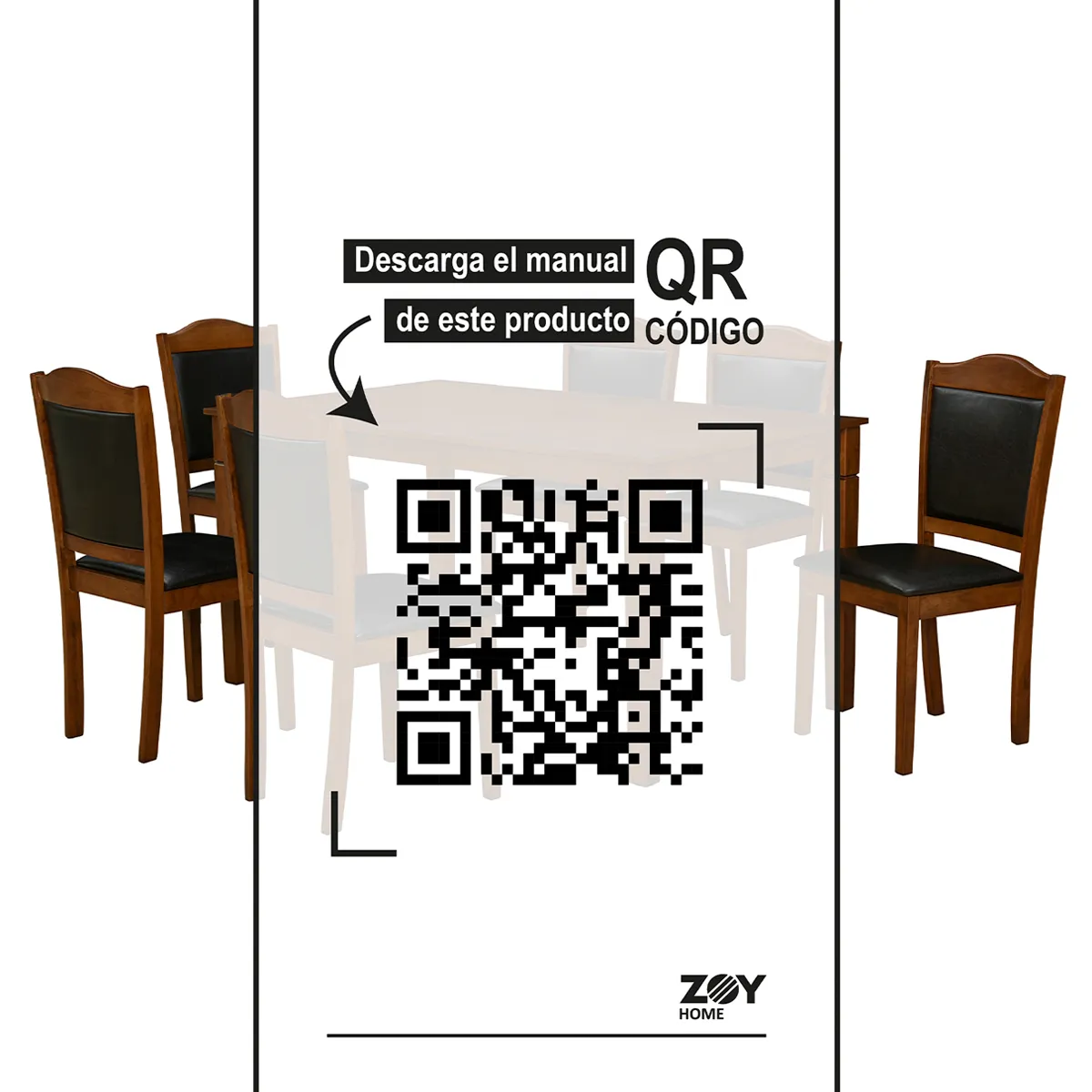JUEGO DE COMEDOR ZOY HOME IBIZA 6 SILLAS - 11