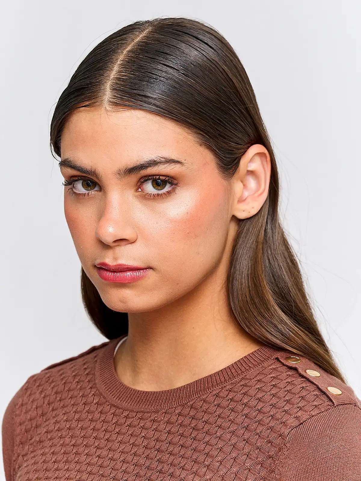 SWEATER MUJER CACHAREL MANGA LARGA TEXTURADO - 3