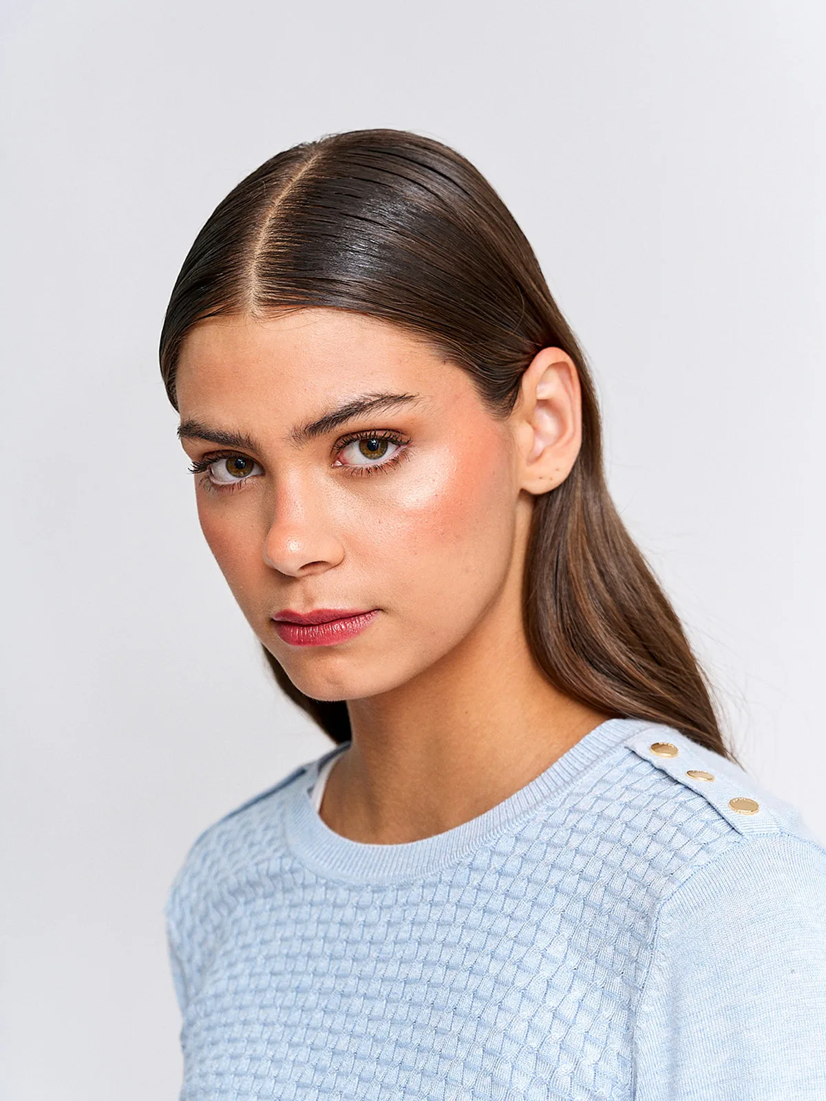 SWEATER MUJER CACHAREL MANGA LARGA TEXTURADO - 3