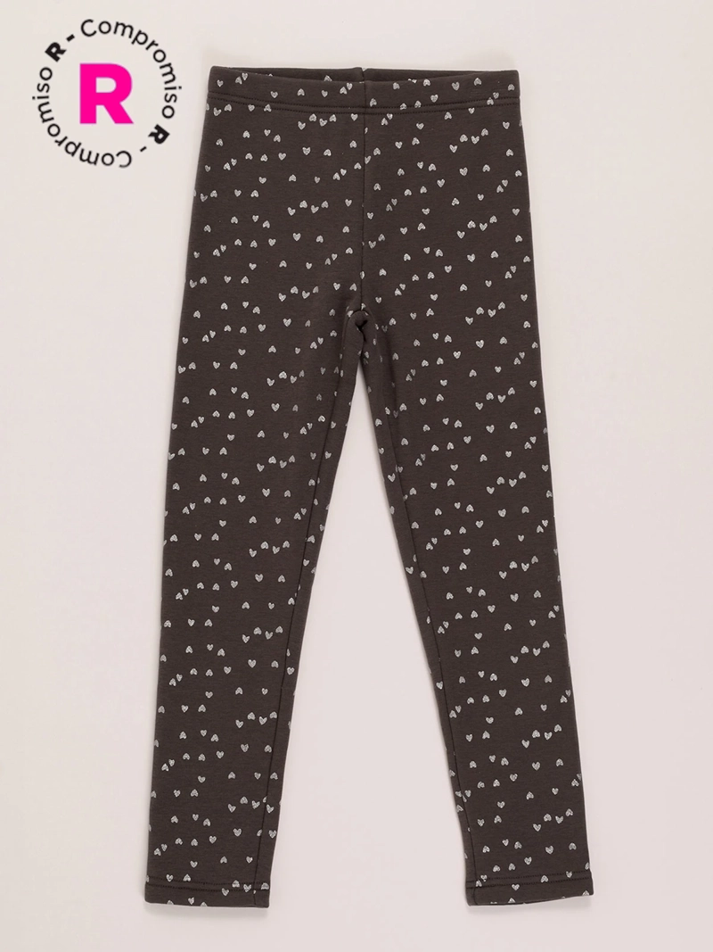 CALZA NIÑA HARVEST ESTAMPADA POLAR INTERIOR - 1