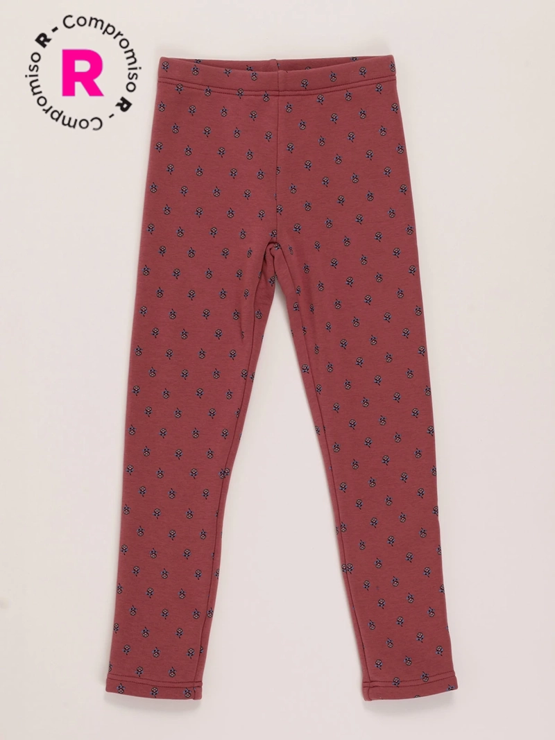 CALZA NIÑA HARVEST ESTAMPADA POLAR INTERIOR - 1