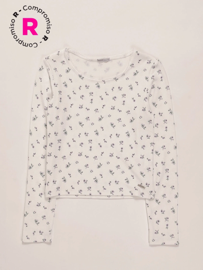 POLERA MANGA LARGA NIÑA INDEX POINT - 1