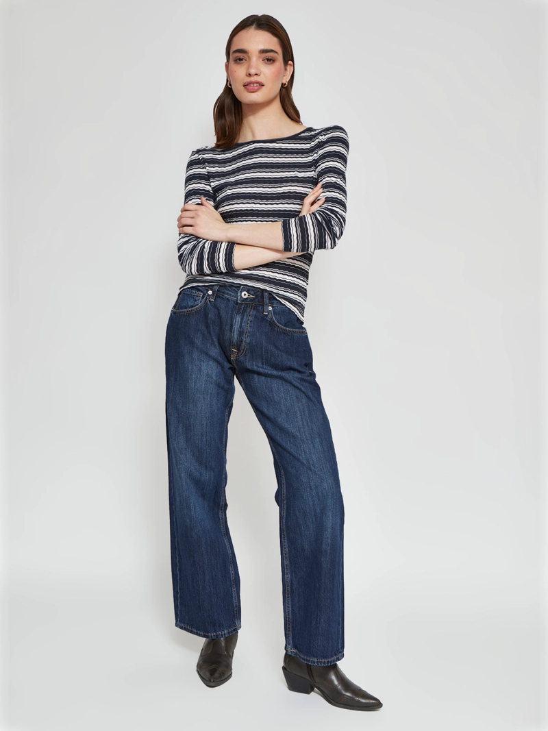 POLERA MUJER PEPE JEANS ALGODÓN RIB - 4
