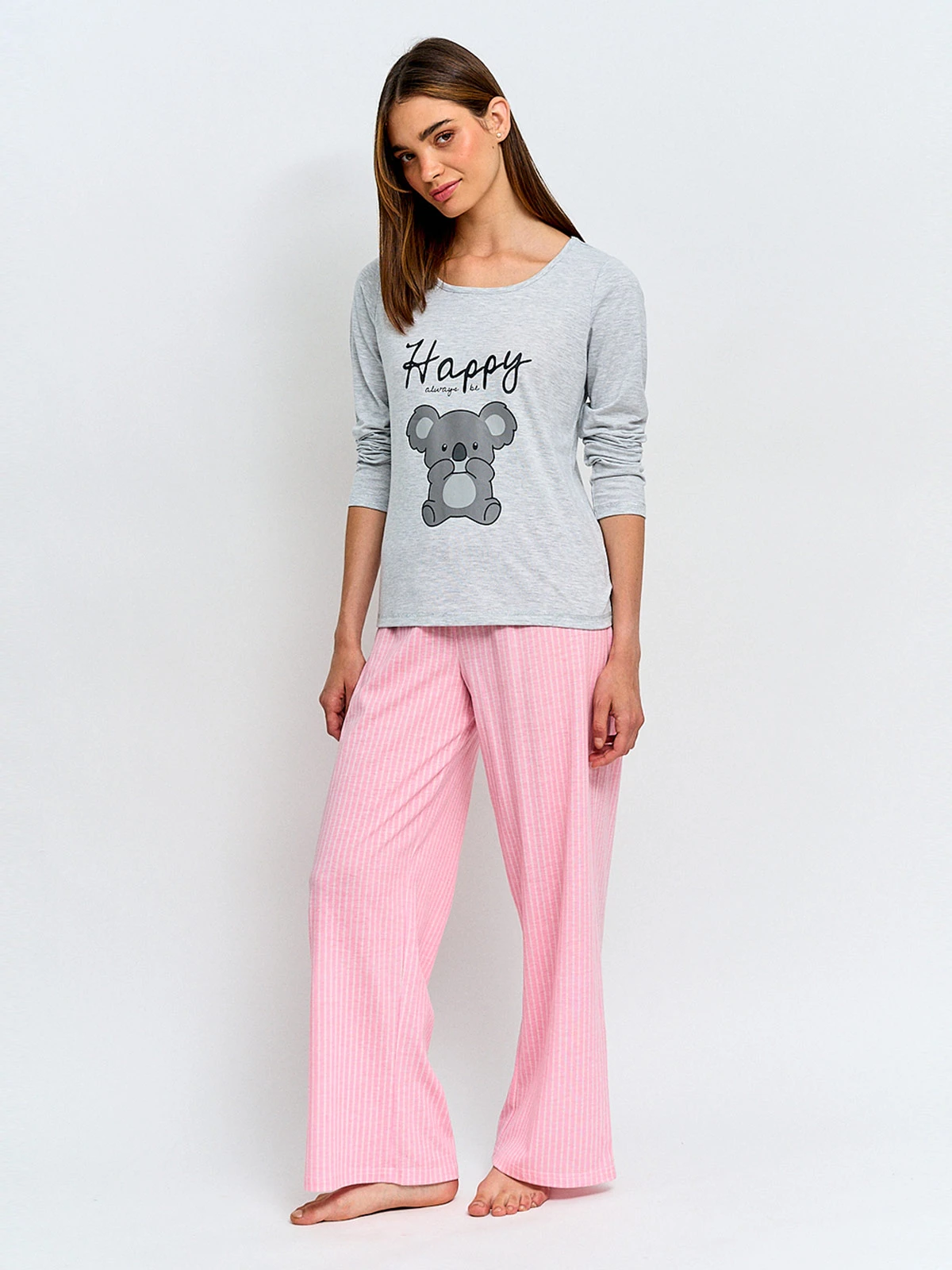 TOP PIJAMA MUJER INDEX MANGA LARGA - 4