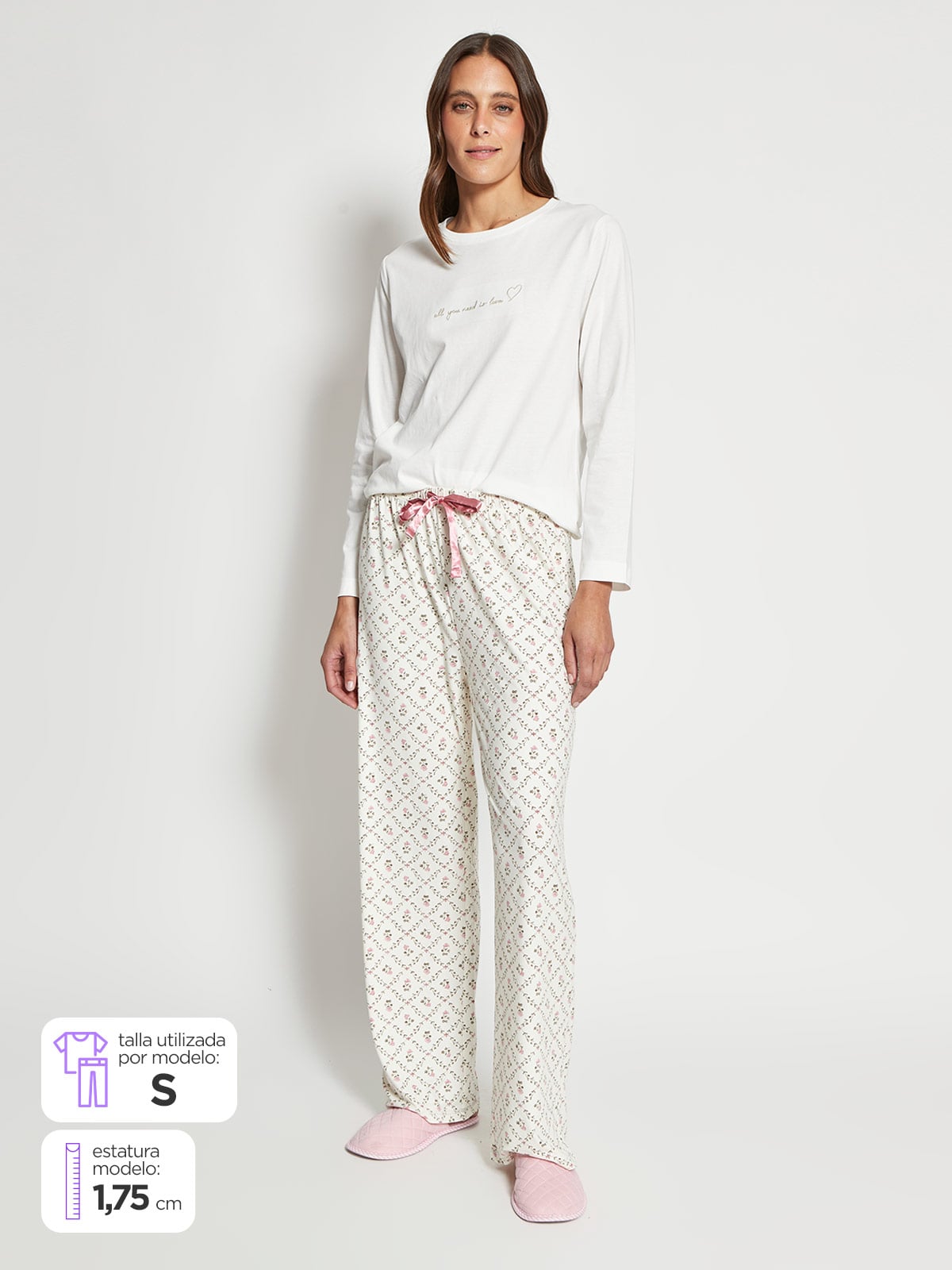 BOTTOM DE PIJAMA MUJER MARQUIS RECTO - 1