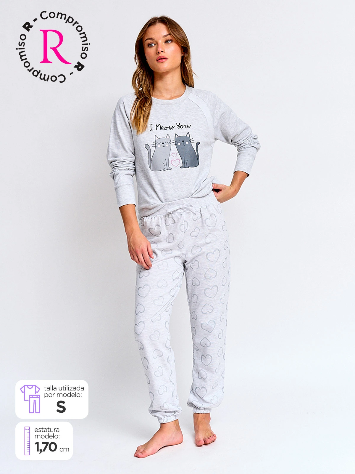 PANTALÓN PIJAMA MUJER INDEX LARGO