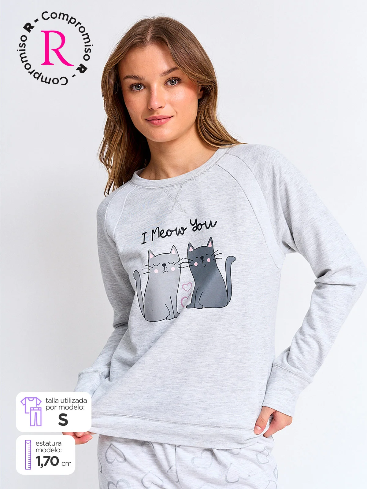 TOP PIJAMA MUJER INDEX MANGA LARGA - 1
