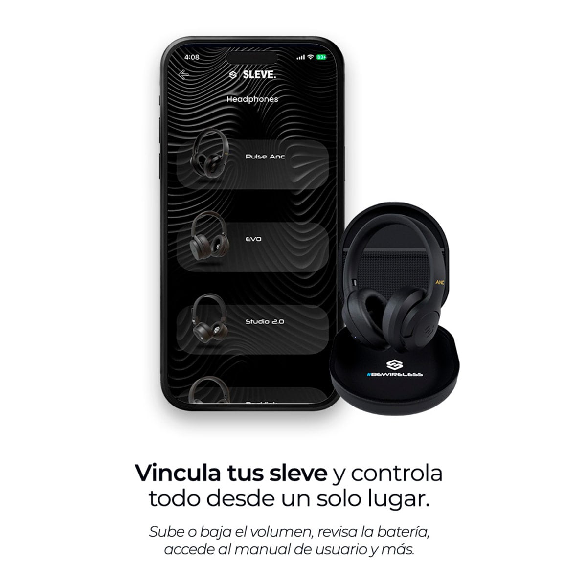 AUDÍFONOS SLEVE ON EAR PULSE.ANC BLUETOOTH - 5