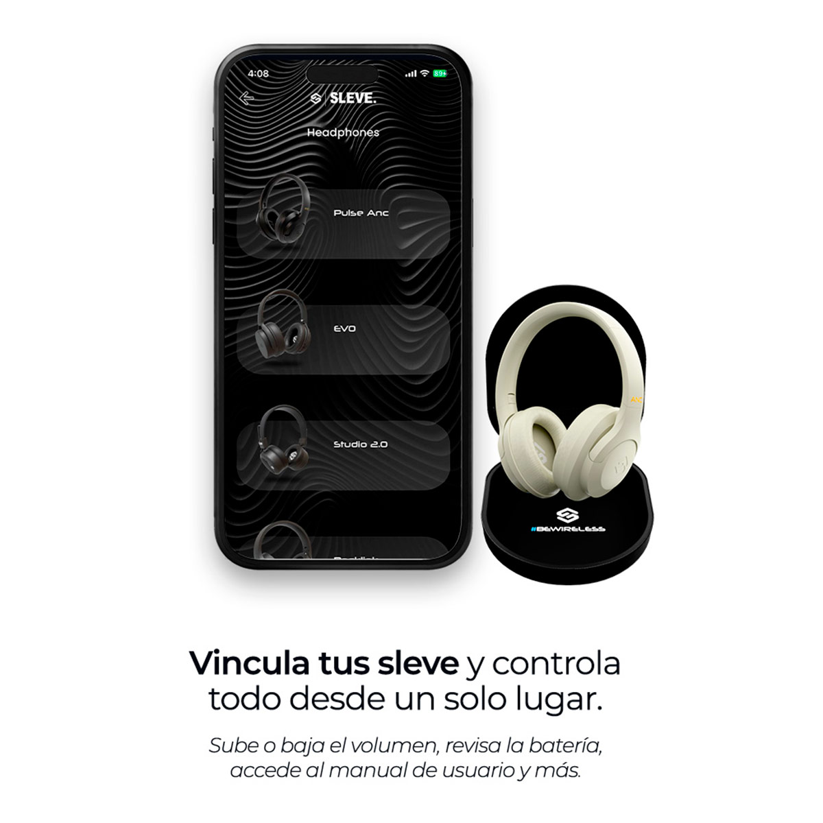 AUDÍFONOS SLEVE ON EAR PULSE.ANC BLUETOOTH - 5