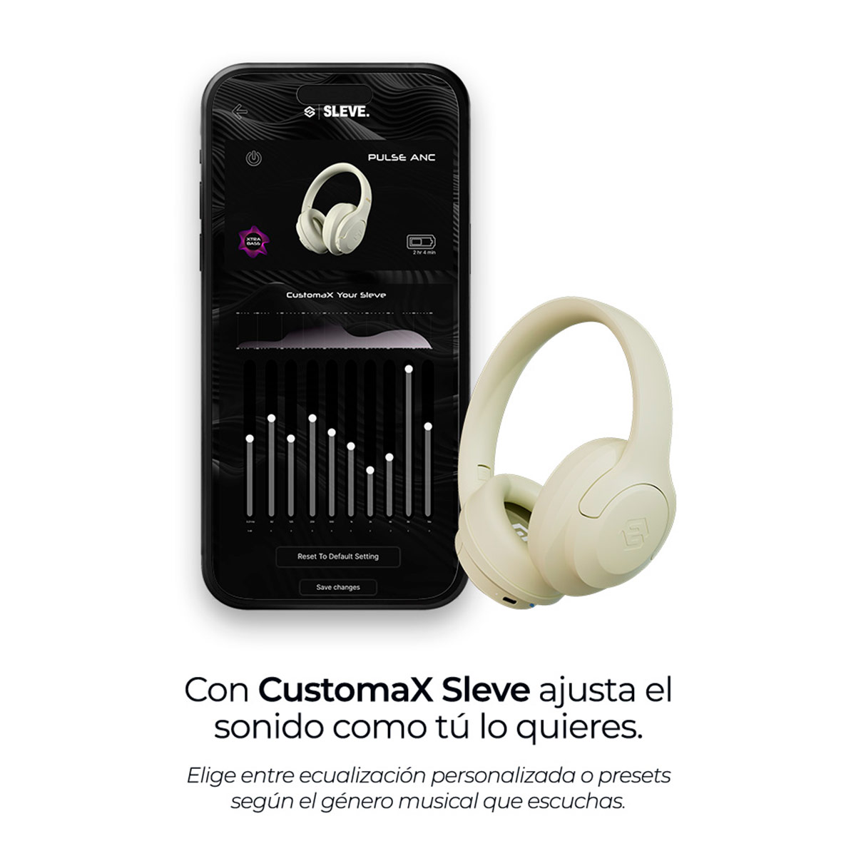 AUDÍFONOS SLEVE ON EAR PULSE.ANC BLUETOOTH - 6