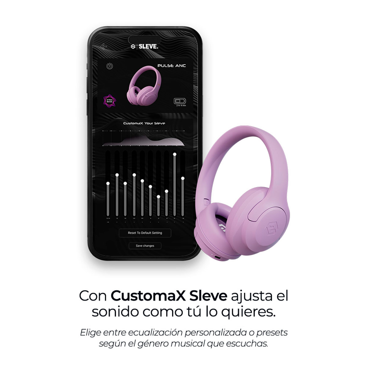 AUDÍFONOS SLEVE ON EAR PULSE.ANC BLUETOOTH - 6