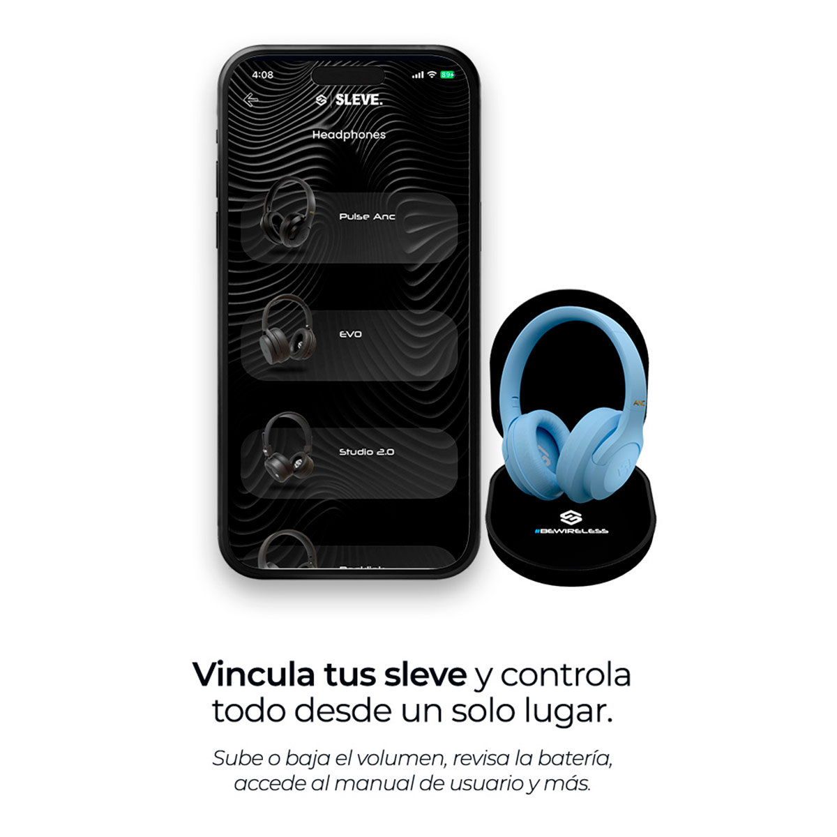 AUDÍFONOS SLEVE ON EAR PULSE.ANC BLUETOOTH - 5