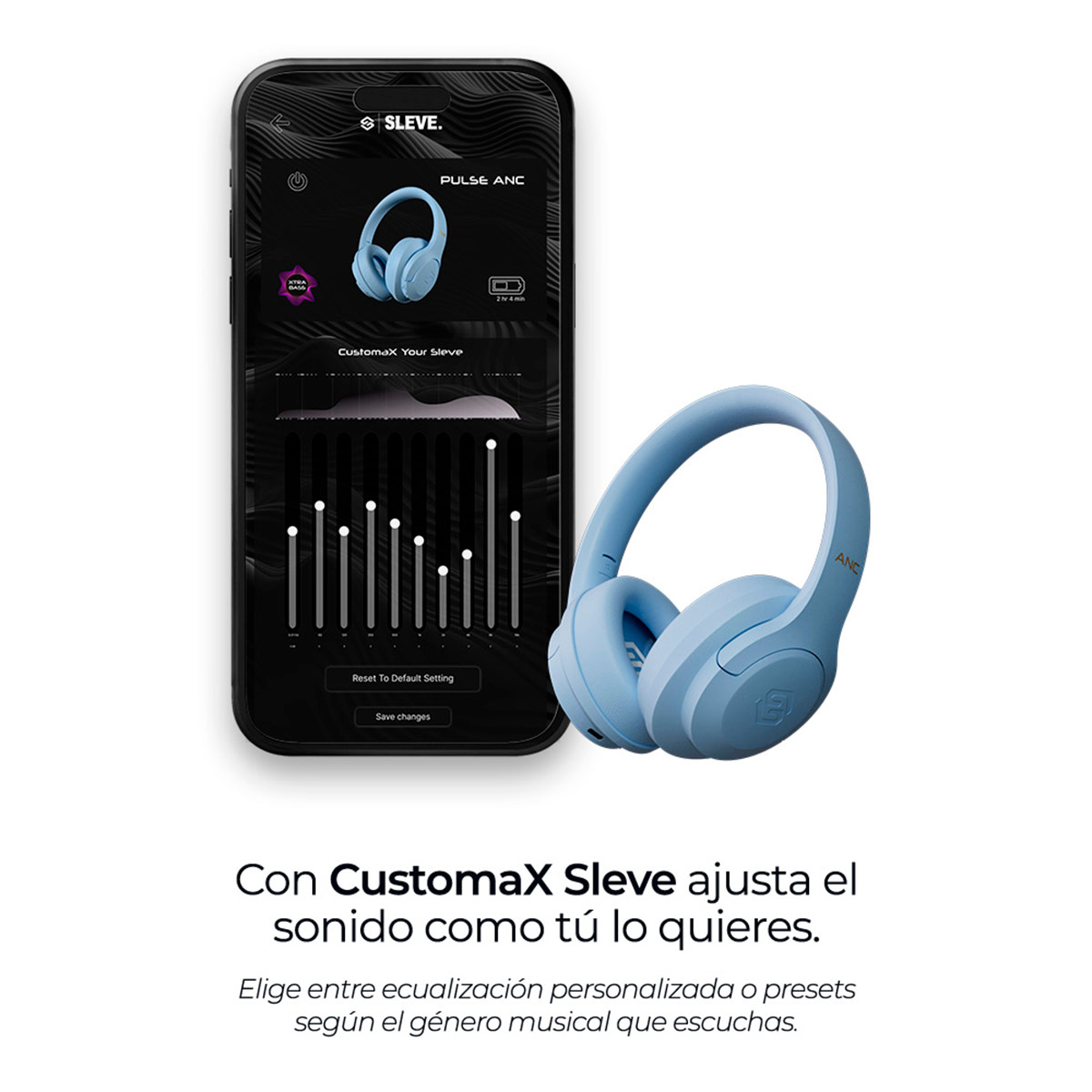 AUDÍFONOS SLEVE ON EAR PULSE.ANC BLUETOOTH - 6