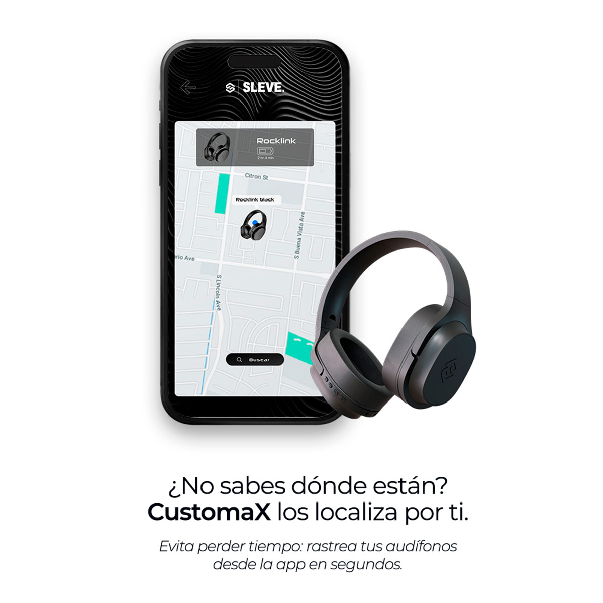 AUDÍFONOS SLEVE ON EAR ROCKLINK BLUETOOTH - 7