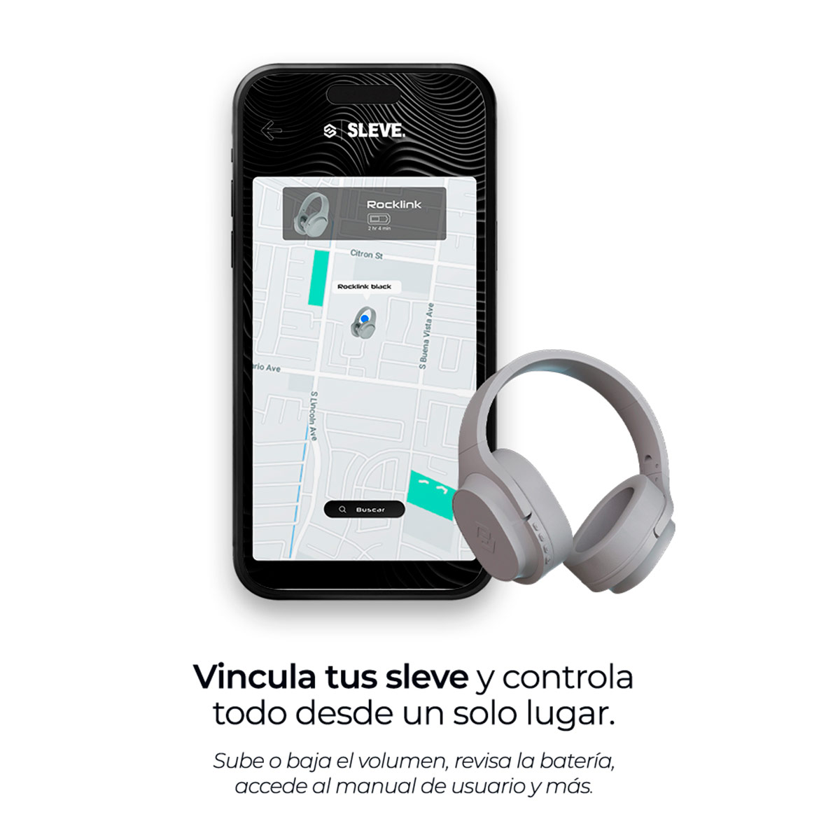 AUDÍFONOS SLEVE ON EAR ROCKLINK BLUETOOTH - 6