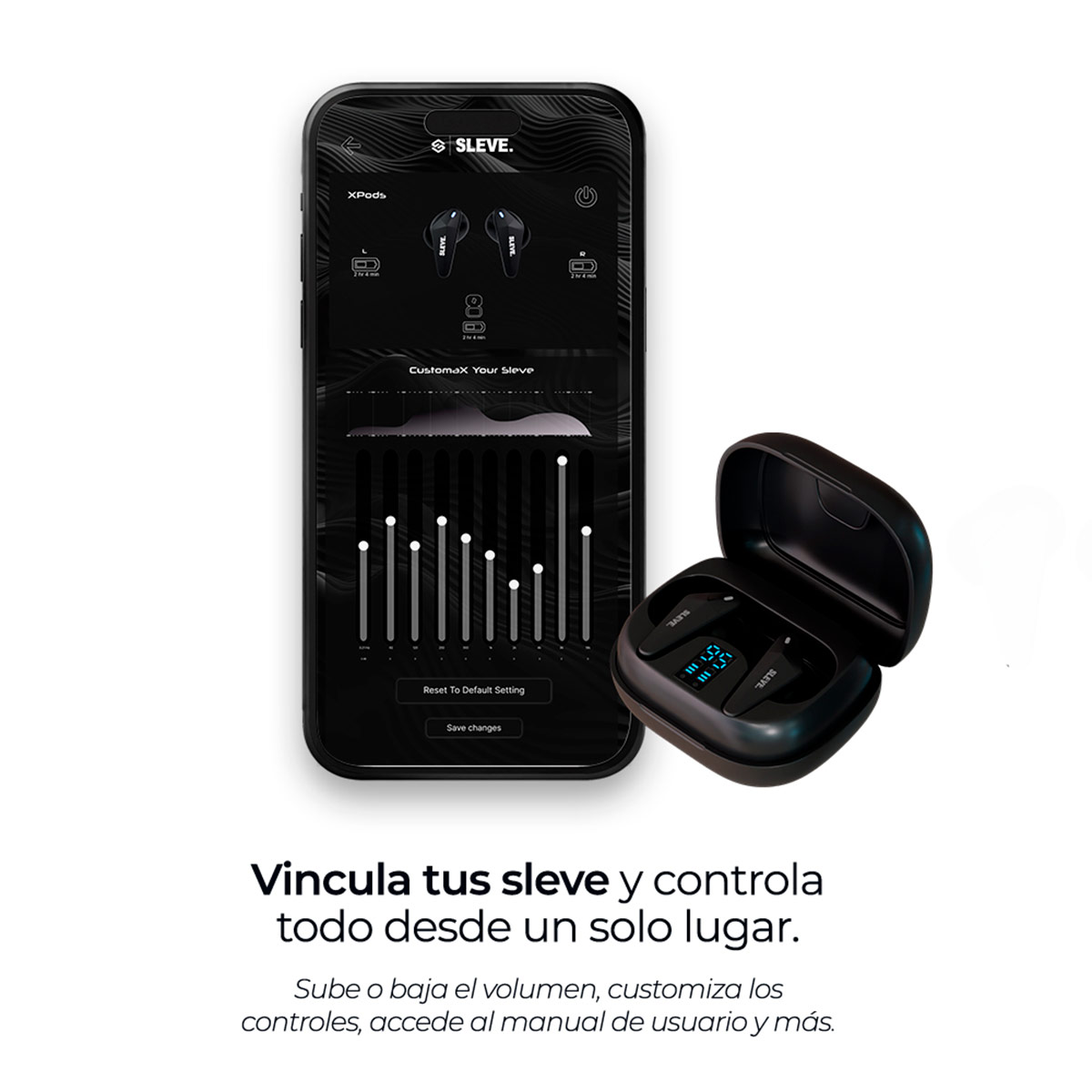 AUDÍFONOS SLEVE INERA X PODS BLUETOOTH - 6