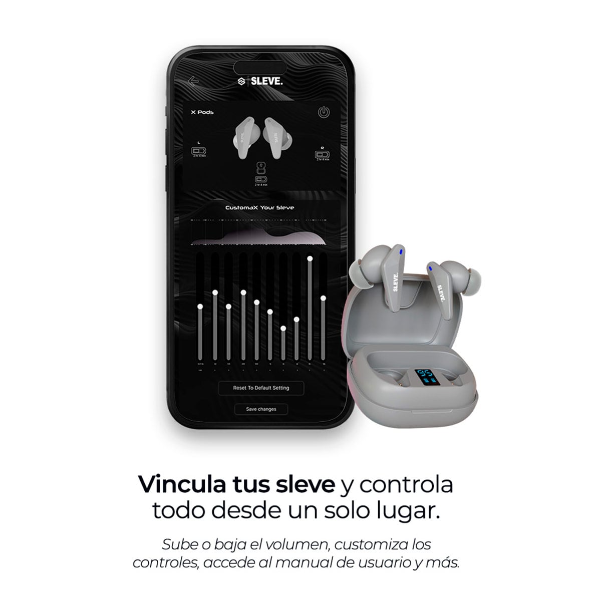 AUDÍFONOS SLEVE INERA X PODS BLUETOOTH - 6