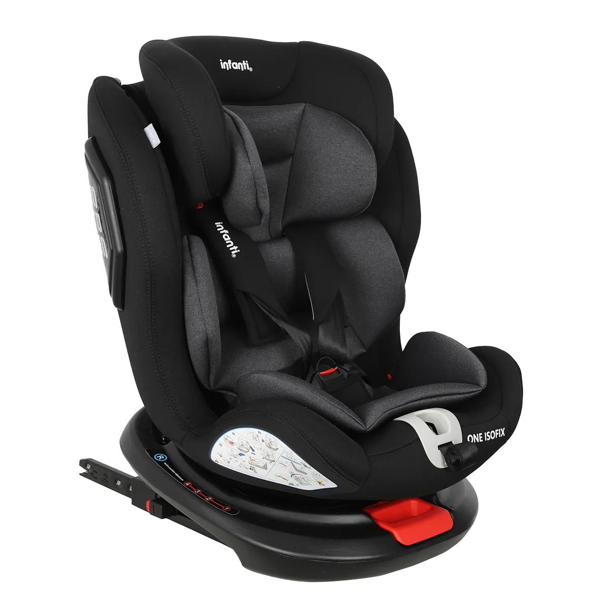 SILLA DE AUTO CONVERTIBLE ONE ISOFIX DARK GREY - 1