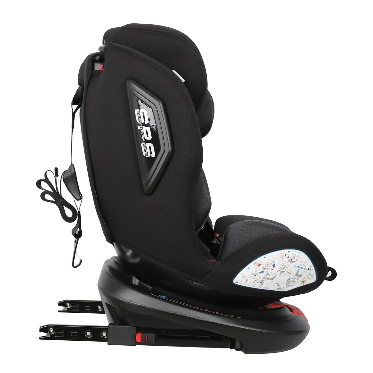 SILLA DE AUTO CONVERTIBLE ONE ISOFIX DARK GREY - 5