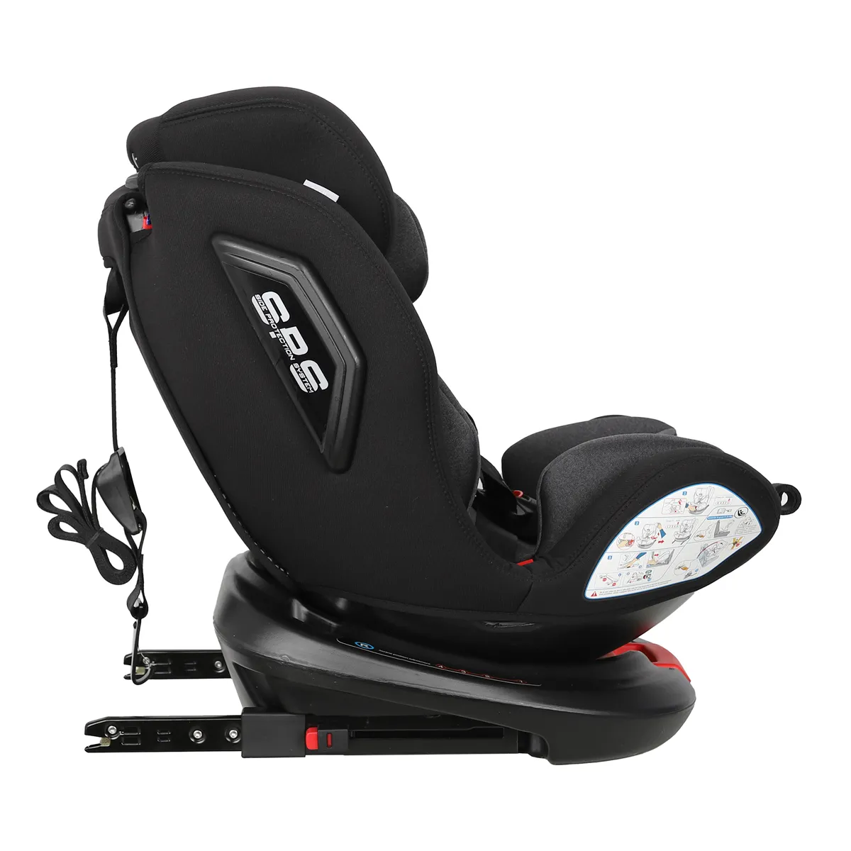 SILLA DE AUTO CONVERTIBLE ONE ISOFIX DARK GREY - 6
