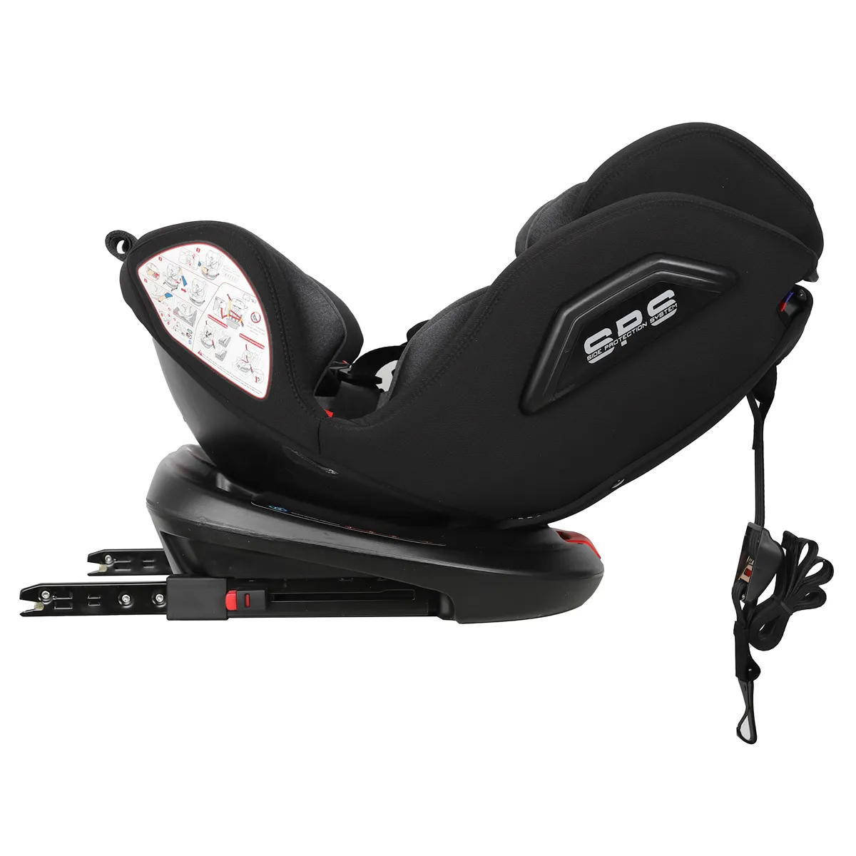 SILLA DE AUTO CONVERTIBLE ONE ISOFIX DARK GREY - 7
