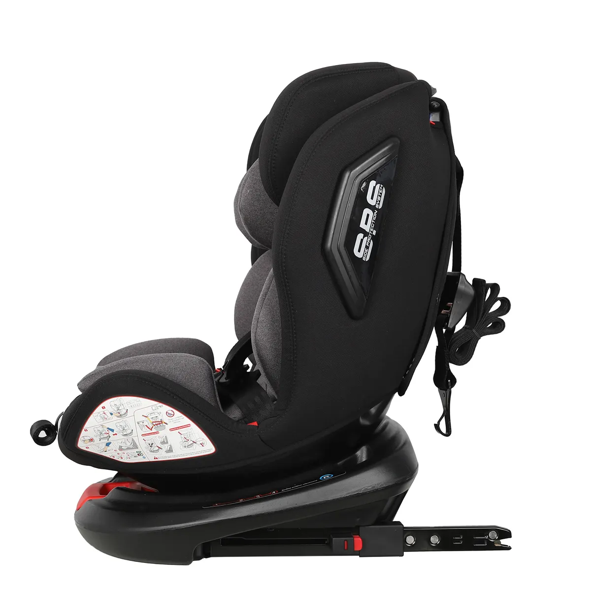 SILLA DE AUTO CONVERTIBLE ONE ISOFIX LIGHT GREY - 5